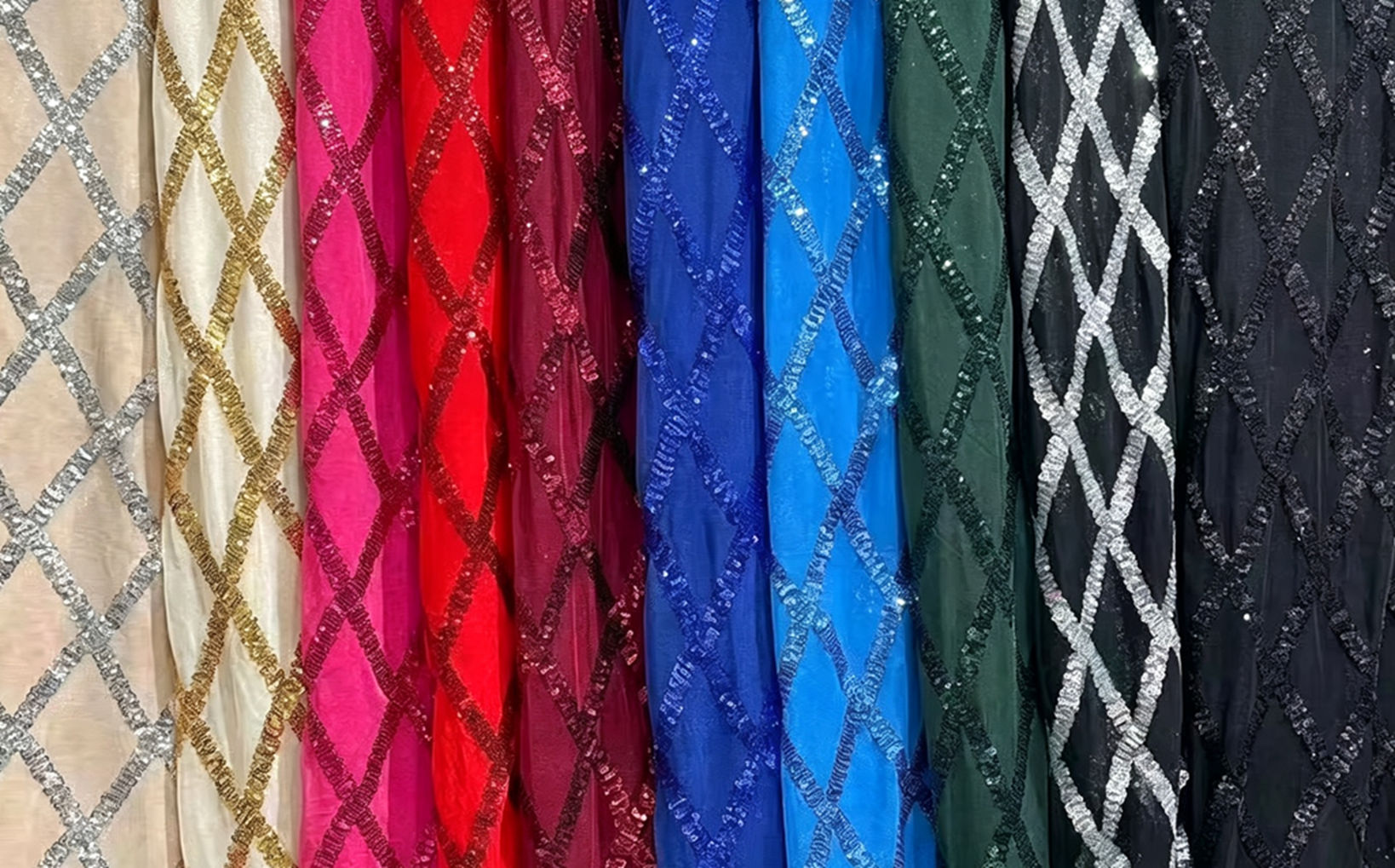 Tessuto a Rete con Paillettes  - Crystal Mesh Fabric recensione e prezzo