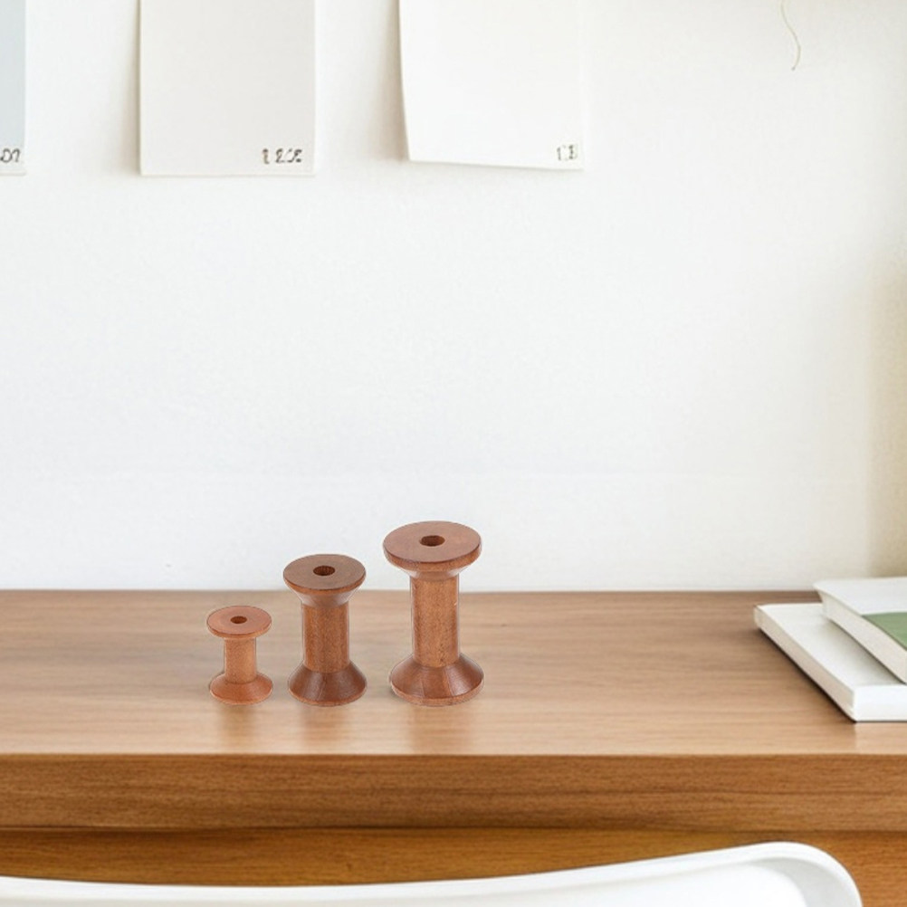 6 bobine in legno vintage, por - Embroidery Craft recensione e prezzo