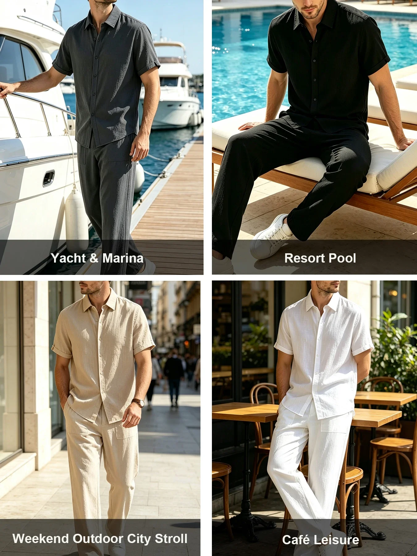 Completo da uomo per le vacanz - Embellish Knit recensione e prezzo