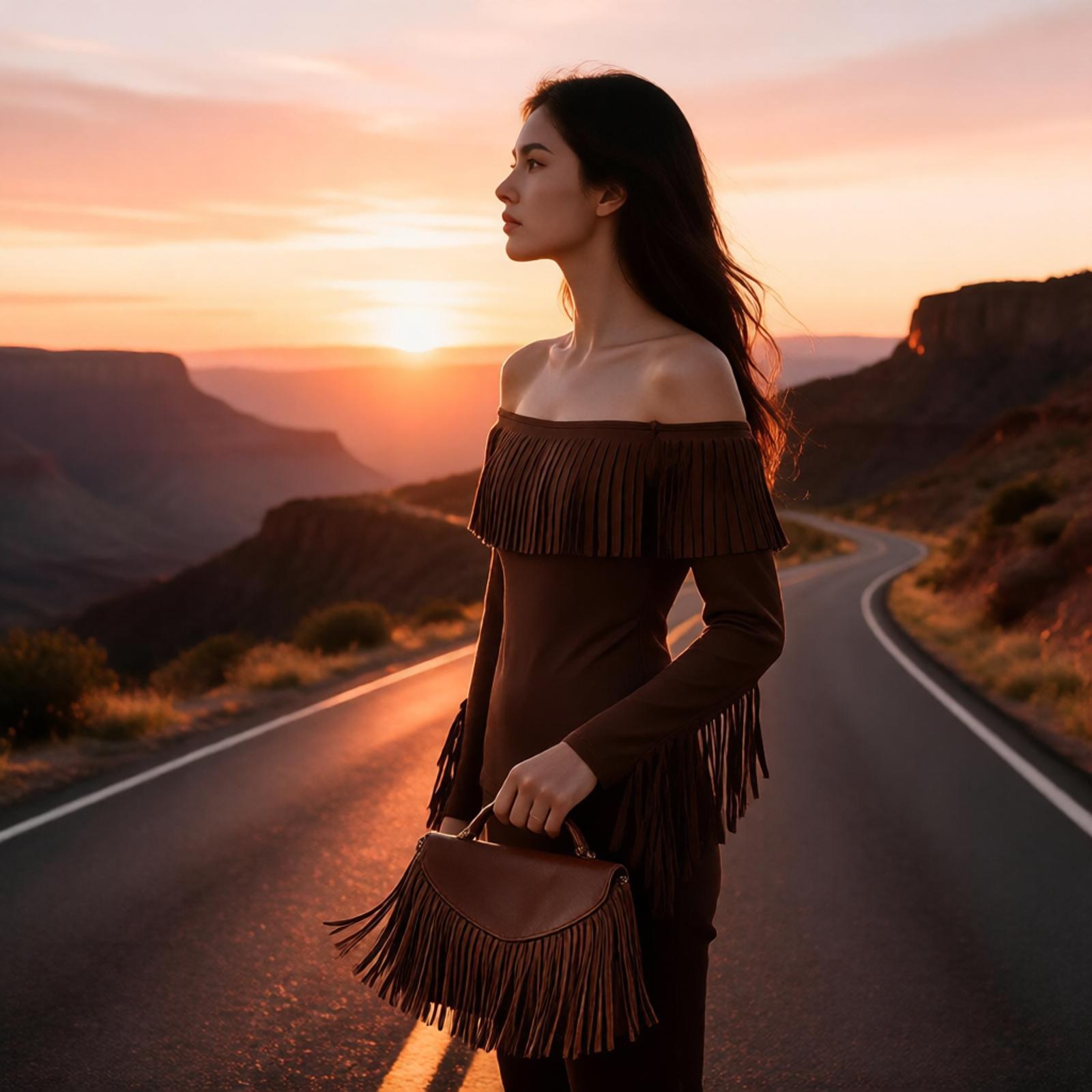 Abito da cowgirl in stile west - Tassel Fringe Trim recensione e prezzo